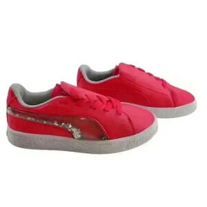 Puma Red Running Shoe Kid's Size 2C Classic